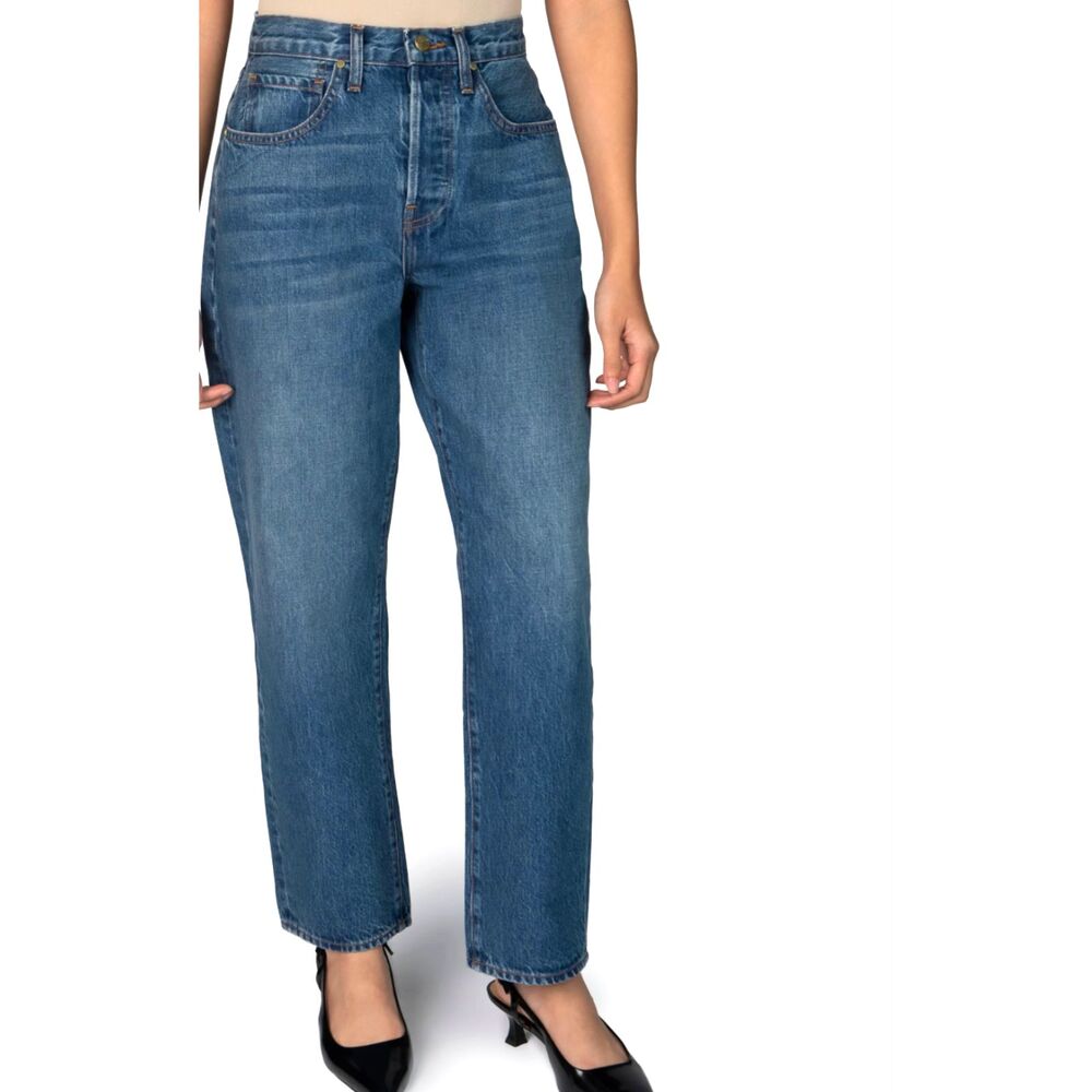 Nelle Atelier The Claire Jeans Medium Wash Petite Size 27